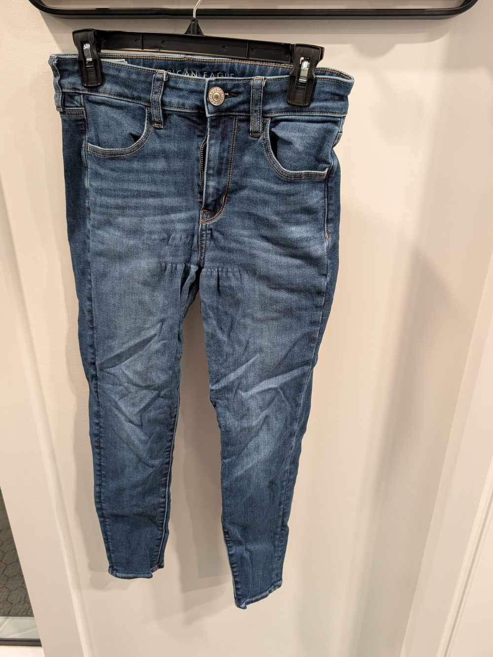 American Eagle Outfitters Women's Medium Blue Skinny Jeans